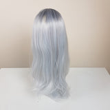 Long Rooted Silver Madison Wig No Fringe
