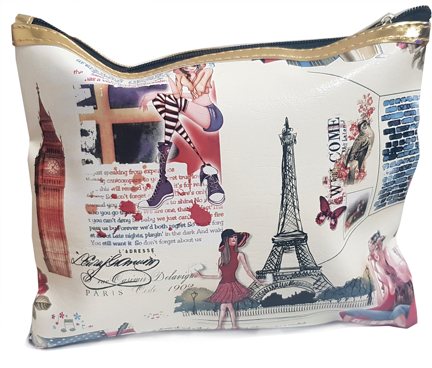 Cosmetic Bag Paris Girl