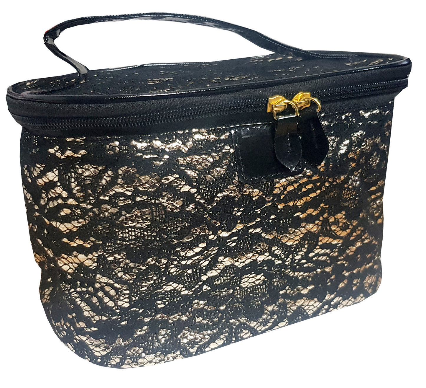 Big Cosmetic Bag Black Lace