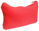 Cosmetic Bag - Neon sandwich mesh clutch