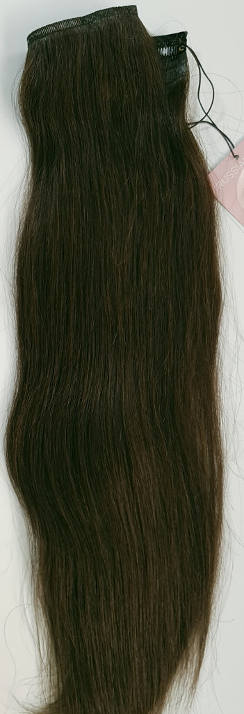 Colour 2 Russian Hair Invisible Clip-in 16inch