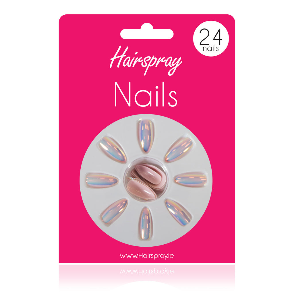 Hairspray 24 Stiletto Nails (No Glue Included)