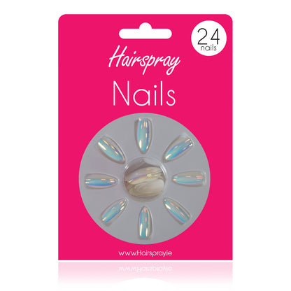 Hairspray 24 Stiletto Nails (No Glue Included)