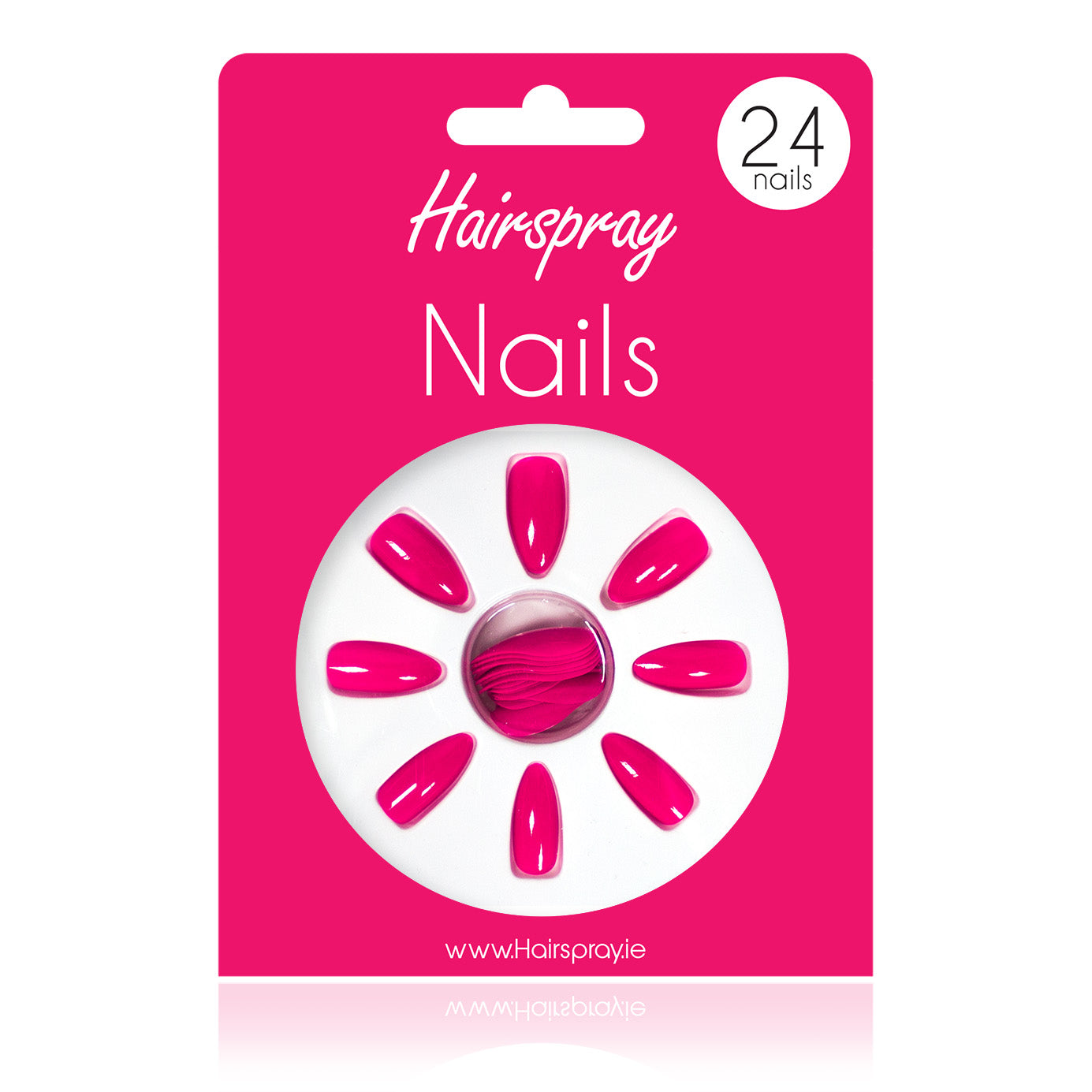 Hairspray 24 Stiletto Nails (No Glue Included)