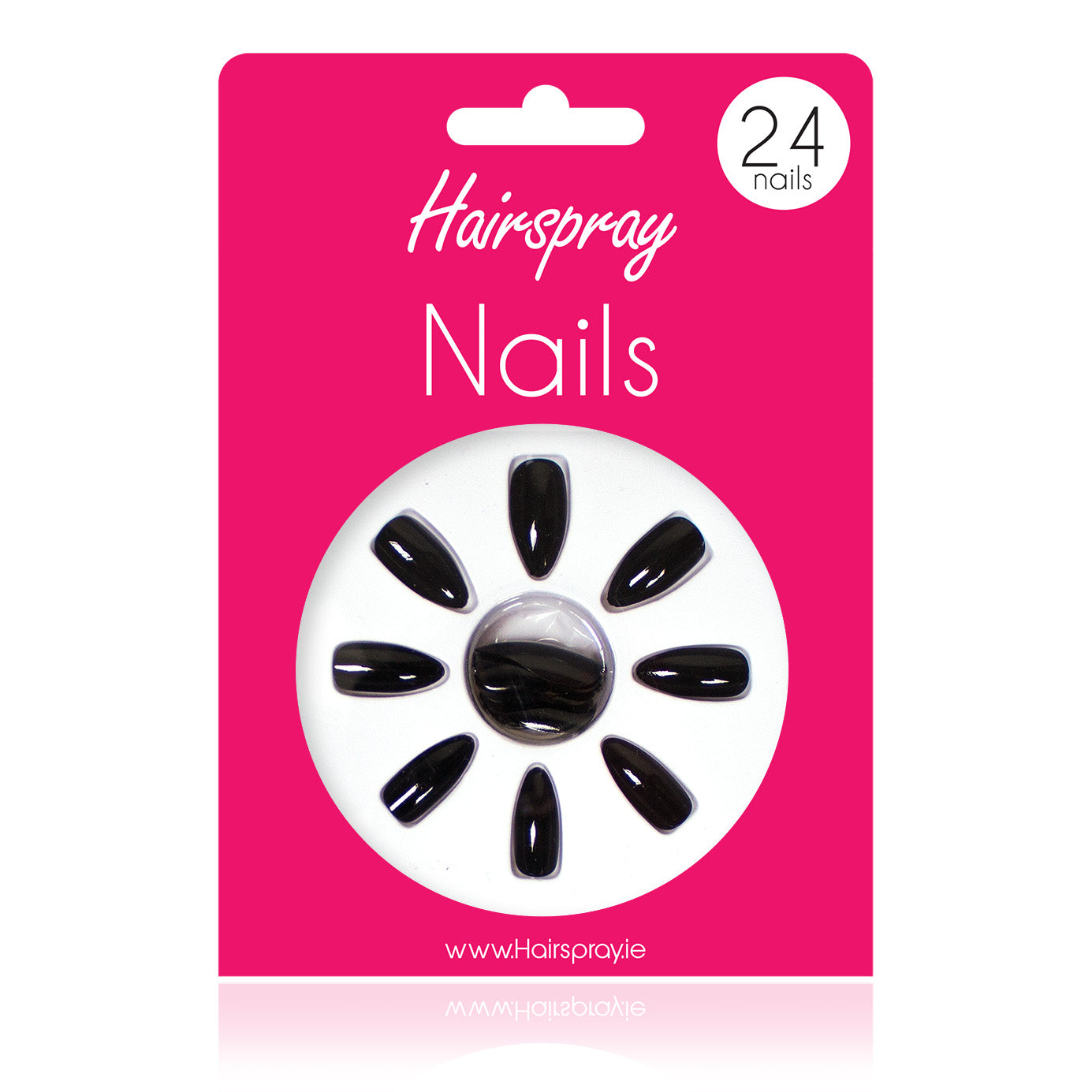 Hairspray 24 Stiletto Nails (No Glue Included)