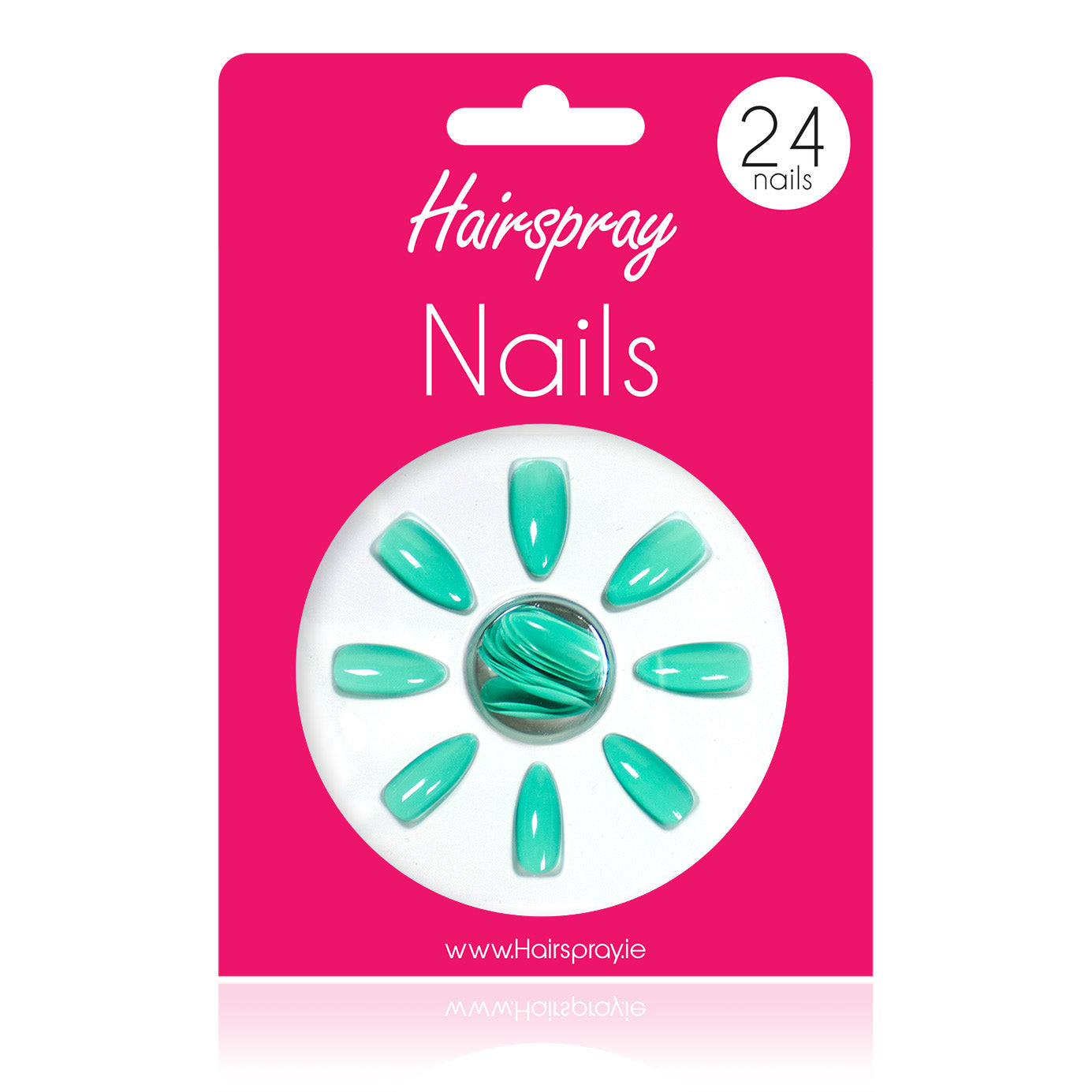 Hairspray 24 Stiletto Nails (No Glue Included)