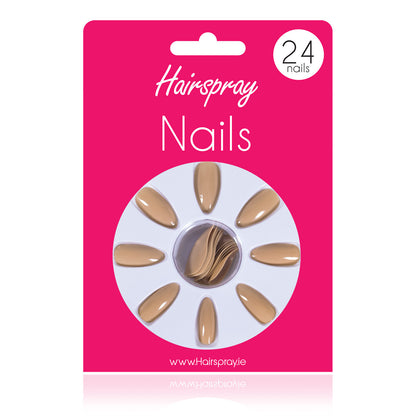 Hairspray 24 Stiletto Nails (No Glue Included)