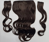6 Chocolate Brown Kate 3 Piece Wavy Clip-in 22inch