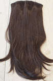 6 Chocolate Brown - Bardo Long Layered Clip-in Extensions