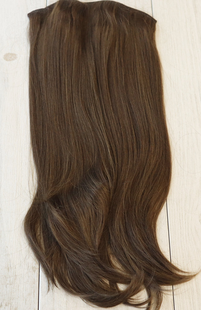 8 Neutral Light Brown - Bardo Long Layered Clip-in Extensions
