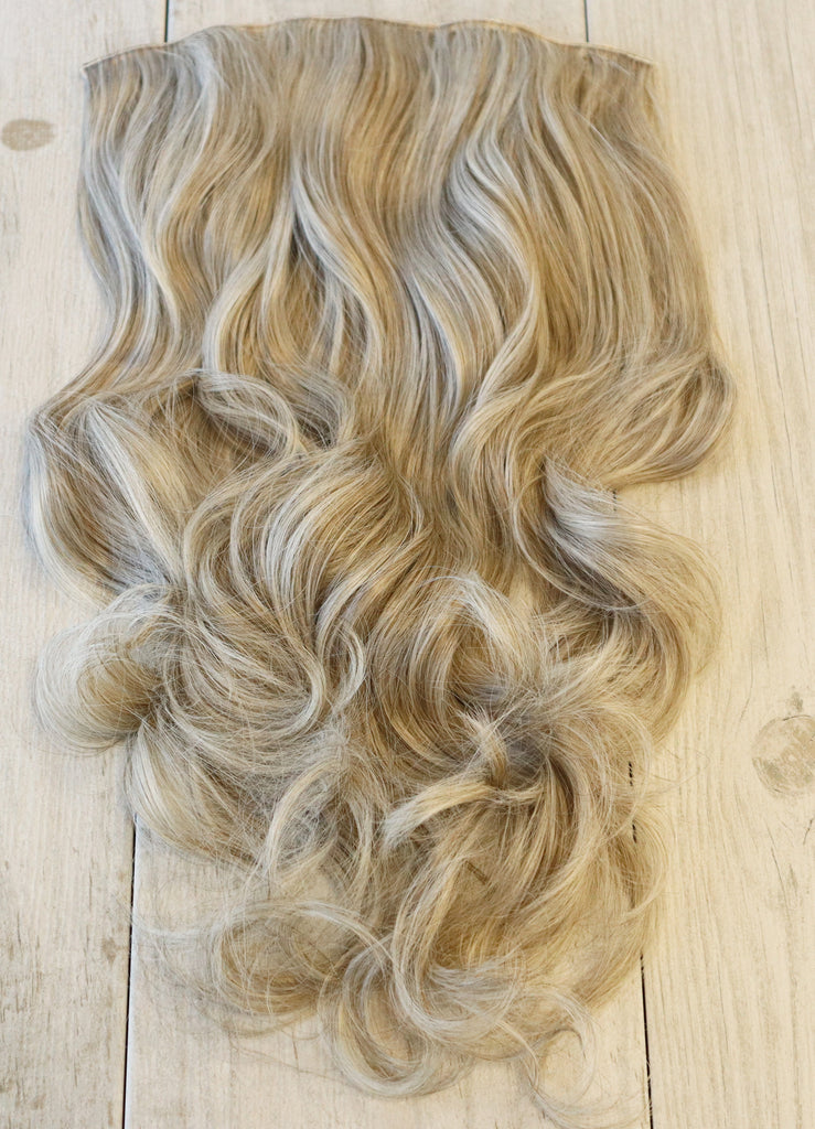 Biscuit Blonde Moroccan Extra Long Wavy Clip-in