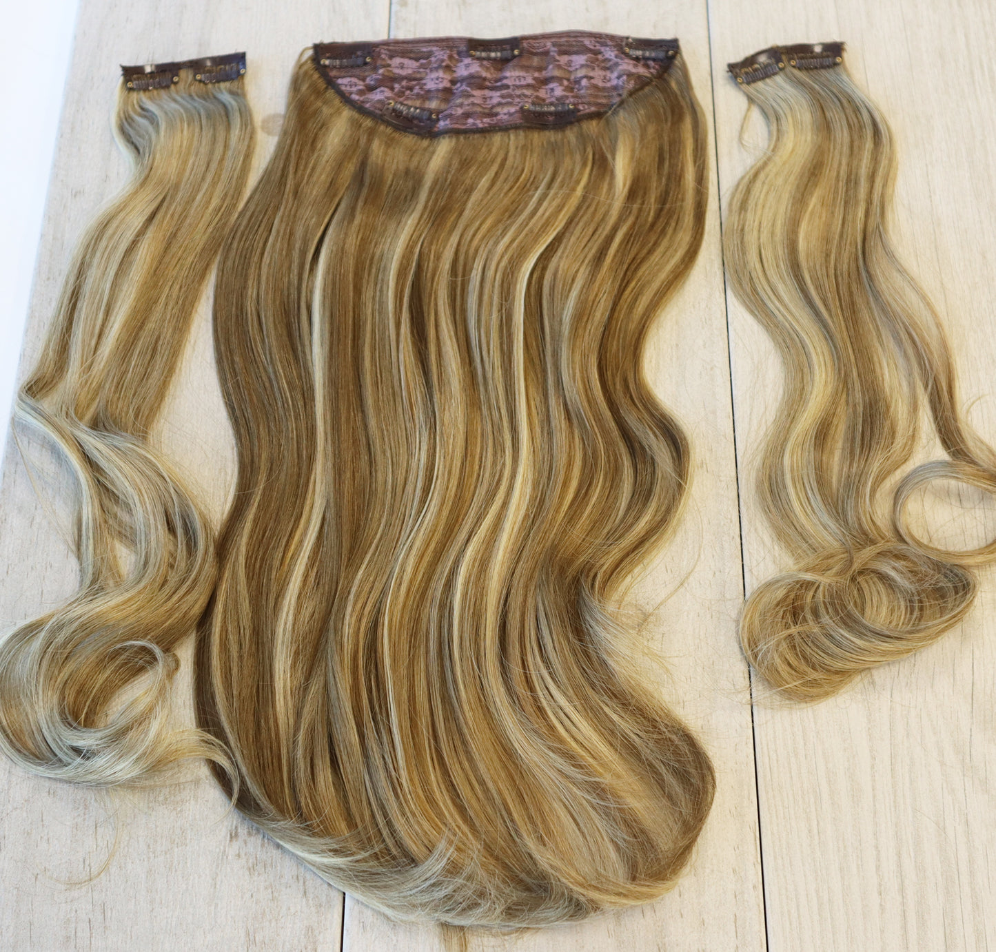 Chocolate Blond Kate 3 Piece Wavy Clip-in 22inch