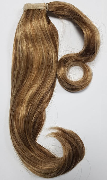 Chocolate Blonde New Beach Wave Ponytail