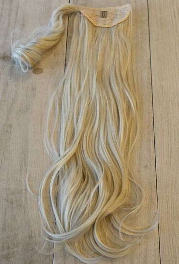 Light Ash Blonde Grande Wavy Ponytail 28inch