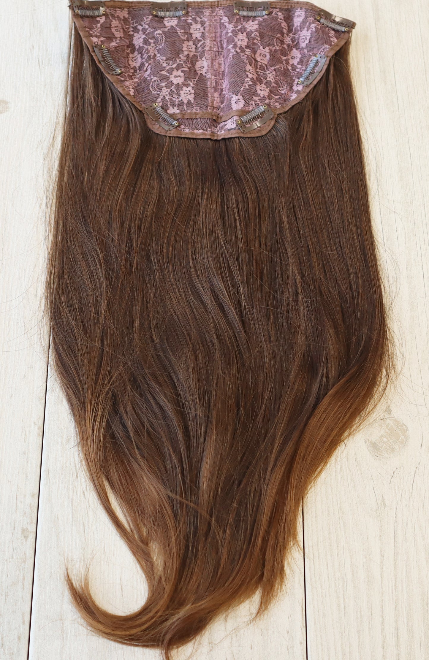 Ginger Brown - Bardo Long Layered Clip-in Extensions