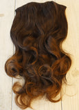 Ginger Brown Moroccan Extra Long Wavy Clip-in