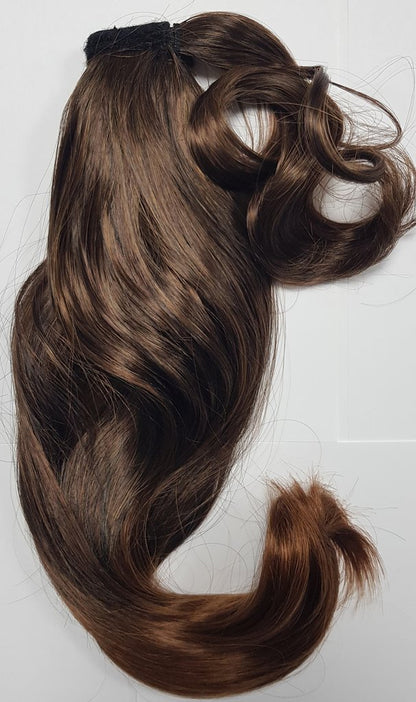 Ginger Brown New Beach Wave Ponytail