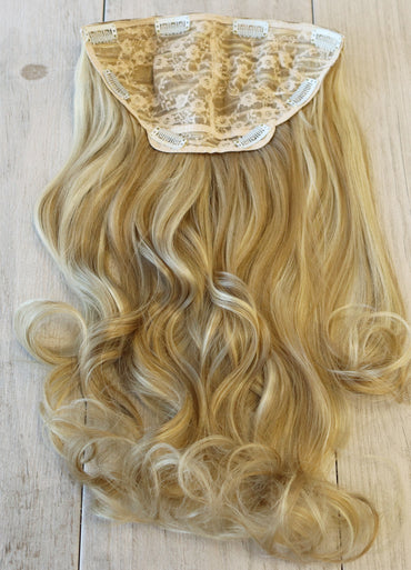 Gold Blonde Moroccan Extra Long Wavy Clip-in