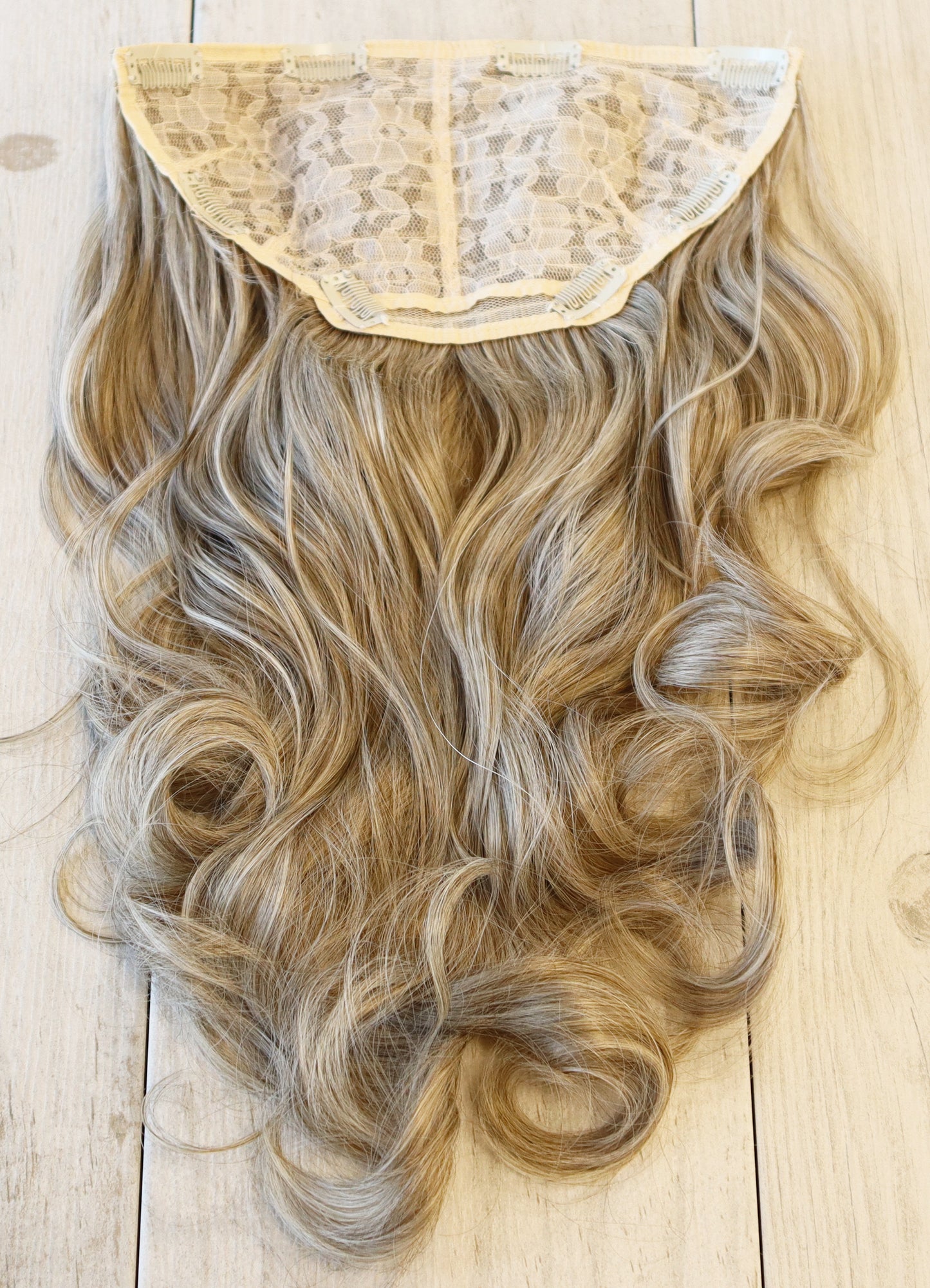 Hazelnut Blonde Moroccan Extra Long Wavy Clip-in