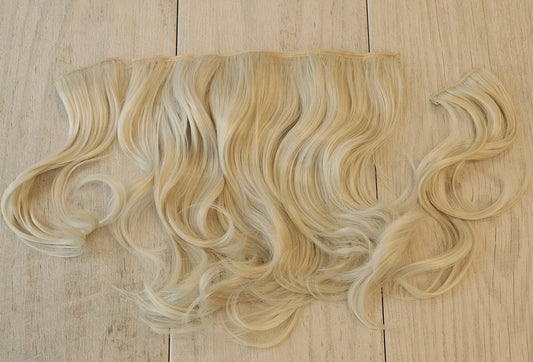 Light Ash Blonde Petite Wavy Clip-in (3 Piece)