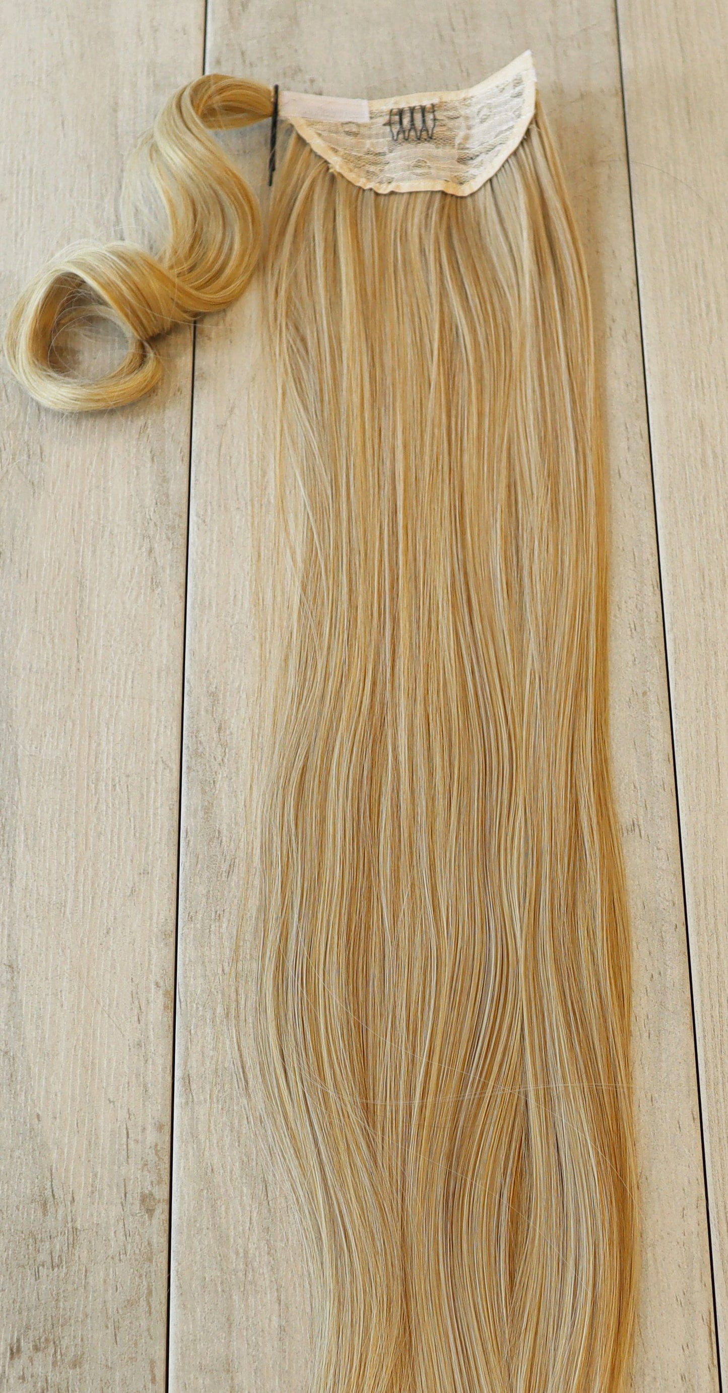 Light Gold Blonde Grande Light Ponytail 28inch