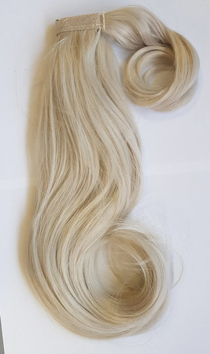 Light Ash Blonde New Beach Wave Ponytail