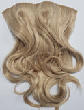 Light Gold Blonde Hairspray Clip-in Extensions Wavy