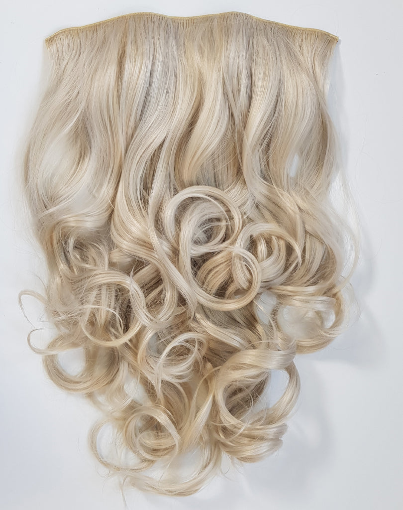 Light Ash Blonde Moroccan Extra Long Wavy Clip-in