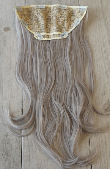 Silver Ice - Bardo Long Layered Clip-in Extensions