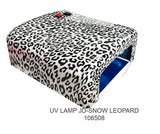 UV Lap Leopard White