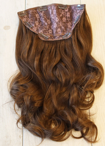 Warm Brown Moroccan Extra Long Wavy Clip-in