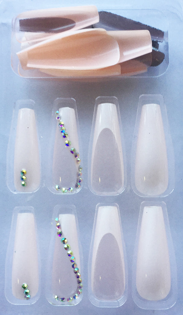 24 Deluxe Nail Tips - HS-13