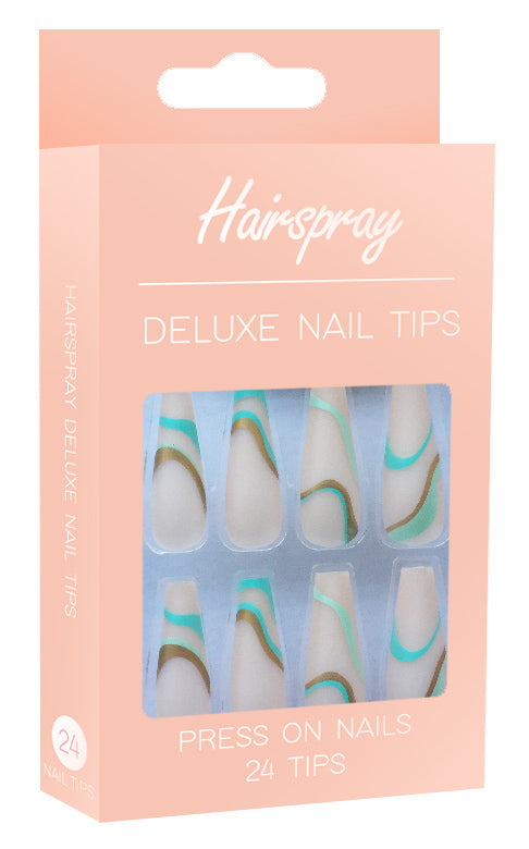 24 Deluxe Nail Tips - HS-17