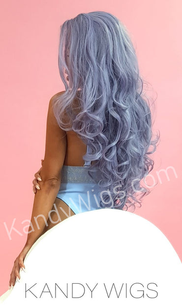 LACE FRONT WIG STYLE PURPLE WAVE LONG