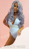 LACE FRONT WIG STYLE PURPLE WAVE LONG