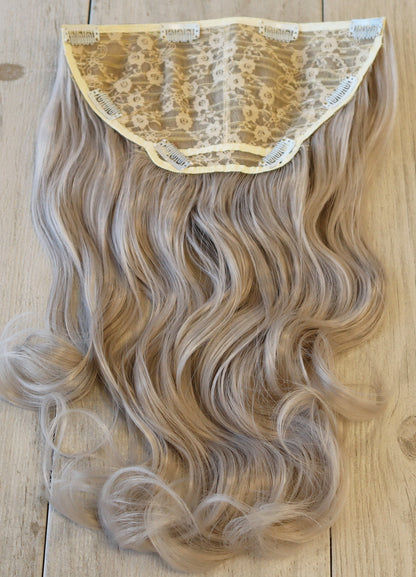 Silver Ice Moroccan Extra Long Wavy Clip-in