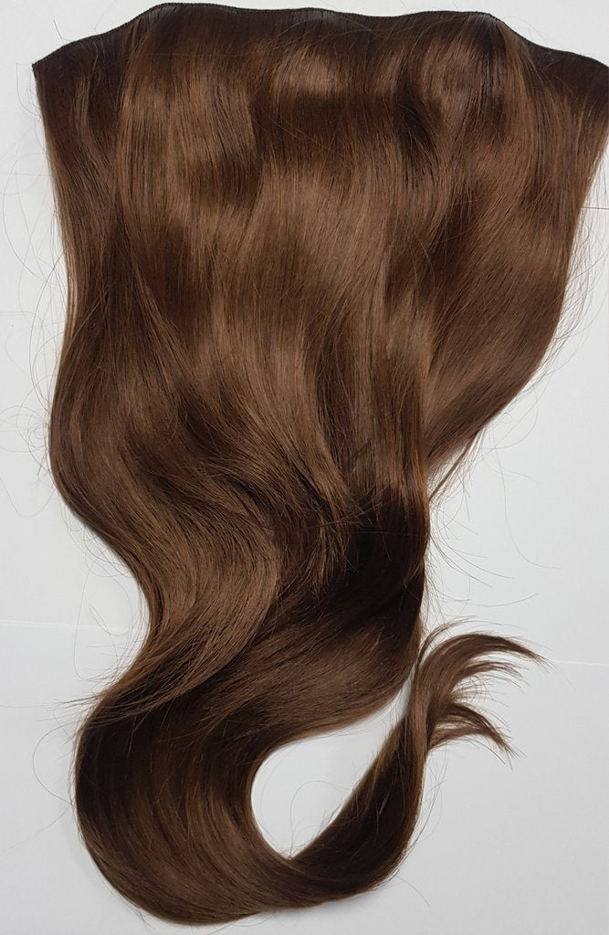 Warm Brown Hairspray Clip-in Extensions Straight
